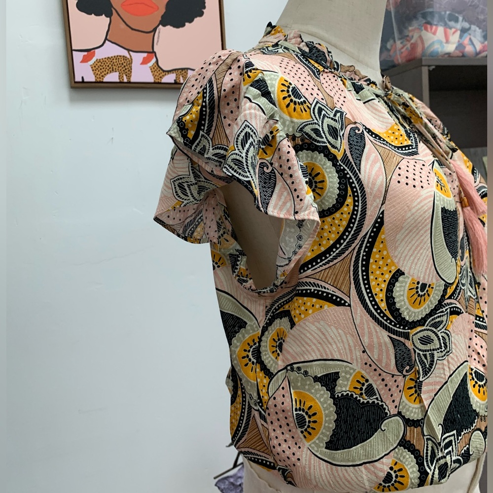 Split-Neck Blouse - Picture 10 of 16